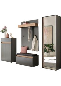 Inosign , Garderoben-Set »City/Giron, moderne Garderobe, viel Stauraum, ca. 24 Schuhe«, (Set, 4 St.), enthält Schrank, Paneel, Schuhschrank &...