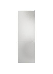 Bosch , Kühl-/Gefrierkombination Serie 4 »KGN362LBF« , Metall-Optik , Warnsignal mit Ton oder Licht, wenn die Tür nicht geschlossen ist oder ein...