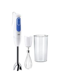 Braun , Stabmixer »MQ 3005 Cream MultiQuick 3« 700 W mit Schneebesen und 600 ml Mixbecher , weiß, blau