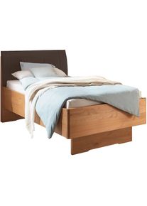 Wiemann , Holzbett »Cardiff, Bettgestell, Bettrahmen, teilmassiv, mit Polsterkopfteil«, (Belastbarkeit 110/220 Kg, 4-fache höhenverstellbar, MADE...