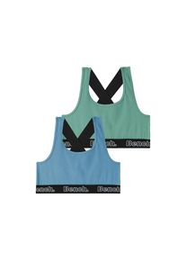 Bench. , Bustier, mit weichem Webbund , blau / grün , N-Gr , 134/140 -N-Gr , 134/140 , Bustier von Bench