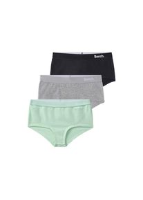 Bench. , Panty, (Packung, 3 St.), mit weichen Taillenbündchen , mint + schw + gr , 122/128 , 122/128 , Bench Panties im dreier Pack für Mädchen
