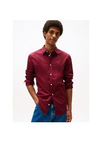 Tommy Jeans, Herren, Langarmhemd &raquo;Sabim Stretch Hemd Shirt&laquo; Stretch Hemd, Premium, Slim Fit, mit Elasthan, Red Wine, N-Gr, L -N-Gr, Red Wine, 