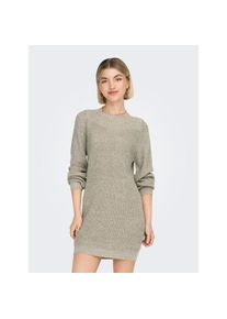 Jacqueline de Yong JDY , Minikleid »WHITNEY MEGAN L/S BOAT DRESS KNT NOOS«, Sommerkleid , Cement Detail:W BLACK PLY , N-Gr , XXS -N-Gr , XXS , Pflegeleichtes...