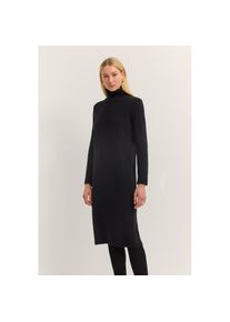 Bugatti , Strickkleid »elegant & warm«, aus einem weichen Kaschmir-Mix , 290-schwarz , Normalgrößen , L -Normalgrößen , L , Wärmender Rollkragen –...