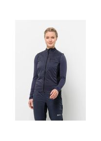 Jack Wolfskin, Damen, Funktionsweste &raquo;MOROBBIA ALPHA VEST W&laquo;, graphite, L (42/44), graphite, 3 R&uuml;ckentaschen, Brusttasche