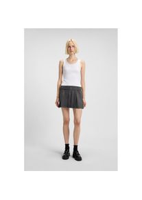 HUGO Blue, Damen, Minikleid &raquo;Norila&laquo; TwoinOne Slim Fit, mit plissiertem Rockteil Top & Rock Faltenrock, White 100, N-Gr, S (36) -N-Gr, White 100, 