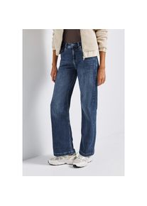 Street One, Damen, Loose-fit-Jeans im Five-Pocket Style, mid blue soft washed, L&auml;nge 32, 29 -L&auml;nge 32, mid blue soft washed, Jeans von Street One