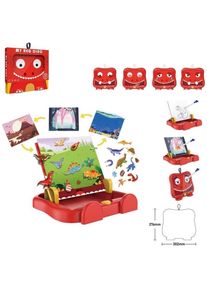 Trifox Grosse Magnettafel Dinosaurier Stift + Magnete
