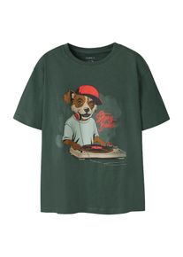 name it Tricou 'NKMNOVA' Băieţi verde, Mărimea 158-164