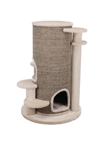 Trixie XXL Oskar mit Aufstiegshilfen (114 cm, Creme), Katzenbaum