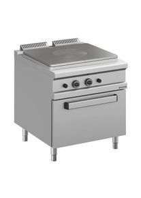 MBM Plaque coup de feu à gaz inox - 90/80 cm - série 98 | Professionnel | HoReCa | CHR