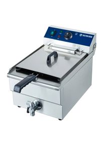 Friteuse électrique ECO 13 litres avec robinet de vidange, 5000 W, 400 V | Professionnel | HoReCa | CHR