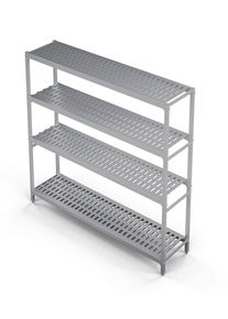 Rayonnage Profi 1 825 x 400 x 1 670 mm, 4 étagères | Professionnel | HoReCa | CHR