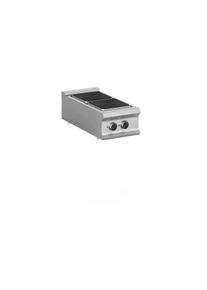MBM Fourneau électrique inox - 2 plaques carrées - 90/40 cm - Lux 980 | Professionnel | HoReCa | CHR
