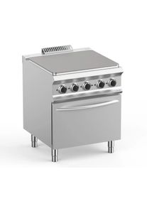 MBM Plaque coup de feu électrique inox - sur four électrique - 73/70 cm - Lux 700 | Professionnel | HoReCa | CHR