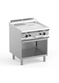 MBM Plancha à gaz Dexion Lux 700 - 70/73 ½ lisse, ½ rainurée, chromée | Professionnel | HoReCa | CHR