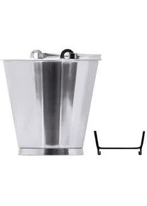 Seau avec anneau de fond, 15 l, en inox 18/10, étincelant | Professionnel | HoReCa | CHR