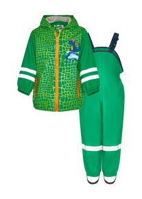 Playshoes Pojkar Funktionsdr&auml;kt 'Dino' bl&aring; / gr&ouml;n / orange / vit Storlek 86
