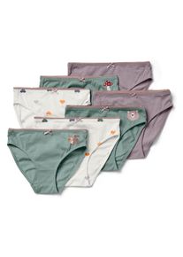 Tchibo - 7 Kinder-Slips - Mädchen - Gr. 122/128 - rosa/print