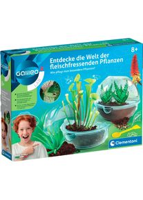 Clementoni Experimentierkasten »Galileo, Entdecke die Welt der fleischfressenden Pflanzen« Made in Europe in bunt