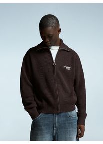 Bershka Vestes en maille Homme marron taille S