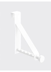 HEINE HOME unisex Deurkapstok in wit ,maat H/b/d 15,5 x 3 x 15,5 cm, Witt, 100% Roestvrij staal