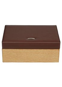 Windrose Wood Schmuckkoffer 26 cm braun