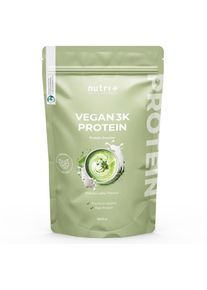 nutri+ veganes 3K Proteinpulver, 1000 g Beutel, Matcha Latte