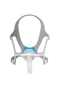 Masque nasal AirFit N20 de ResMed, surface de contact réduite, champ de vision dégagé, ventilation en PPC, CPAP, apnée du sommeil