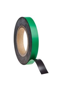 Gekleurd magneetband 20 mm | groen | 10 m | 0.85 mm, ferriet|PVC