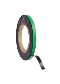 Gekleurd magneetband 10 mm | groen | 10 m | 0.85 mm, ferriet|PVC