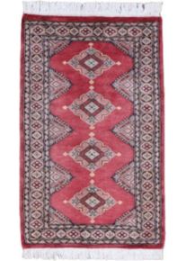 Bokhara Orientalsk teppe 130 x 80 (Indian) Håndknyttet