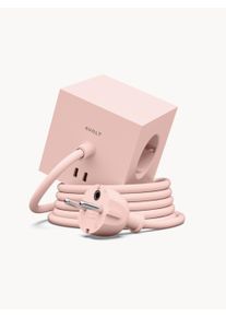 AVOLT Bloco de tomadas Square 1 Rosa choque, Rosa pastel, Prateado Material sintético L 8 x Alt 8 cm