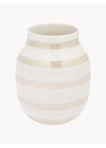 KÄHLER DESIGN KÄHLER Ręcznie wykonany wazon z ceramiki Omaggio Beżowy Ceramika Ø 17 x W 20 cm