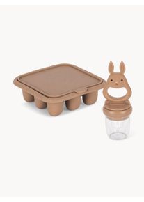 Konges Slojd Conjunto para alimentação de crianças Blush, conjunto de 2 Castanho Conjunto com vários tamanhos
