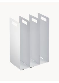 Yamazaki Organizadores de toalhas Tower, conjunto de 2 Branco Metal L 15 x P 15 cm