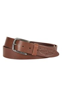 PME-Legend Grote Maten - PME Legend - Leren riem met logo-details - 110