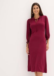 bonprix Mujer, Vestido de punto de viscosa, rojo, 36/38