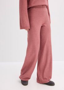 bonprix Mujer, Pantalón de punto, púrpura, 40/42