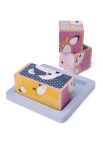 Bigjigs Toys Woodland cubi per bambini 6 m+ 5 pz
