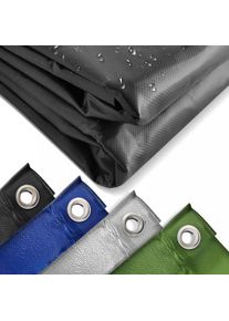 Jago Takaróponyva 650 g/m² aluminium szemek 4 x 6 m fekete