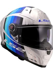 LS2 FF811 Vector II Freedom, full face helmet , color: Silver/White/Blue , size: XS