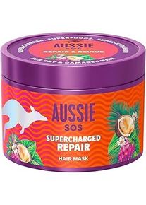 Aussie, Haarmaske, Sos Supercharged Repair Hair Mask 500ml für trockenes und geschädigtes Haar (500 ml)