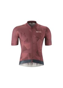 Gonso , Radtrikot »TRESERO«, Herren Radshirt kurzarm, atmungsaktives Fahrradtrikot mit Rückentasche , dunkelrot , XL , XL , Enganliegende Passform