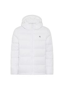 Calvin Klein Jeans , Steppmantel »LS NYLN ZP OFF HD DW«, Mit Rundhalsausschnitt , Bright White , XL , XL , Steppjacke von Calvin Klein Jeans Menswear