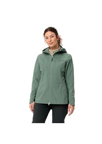 Vaude , 3-in-1-Funktionsjacke mit Kapuze Wasserdicht, winddicht und atmungsaktiv , agave , 46 , Einstellbare Kapuze hält den Kopf auch bei...