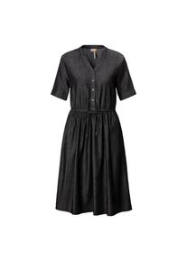 Ragwear, Damen, Sommerkleid &raquo;CASAREA DENIM&laquo; im Denim Look, BLACK, N-Gr, XS (34) -N-Gr, BLACK, Vegan, von PETA verifiziertes Kleid CASAREA DENIM von 