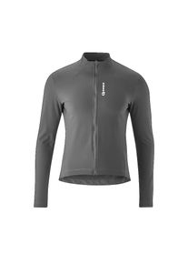 Gonso , Radtrikot »SITIVO TRIKOT THERM M«, Herren Fahrradtrikot langarm, isolierendes Full-Zip Trikot, Tight Fit , schwarz , S , S , Enganliegende...