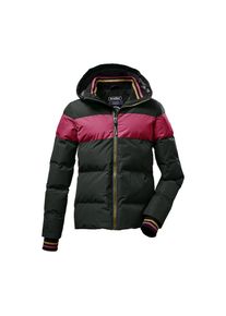 Killtec , Steppjacke »KOW 23 GRLS QLTD JCKT« , apfelgrün , 164 , 164 , Jacke in Daunenoptik mit weitenregulierbarer Kapuze